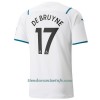 Camiseta de fútbol Manchester City Kevin De Bruyne 17 Segunda Equipación 2021/22 - Hombre